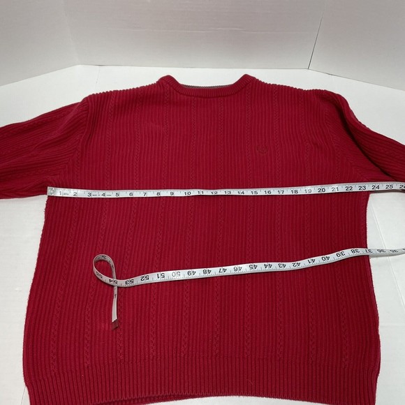 Vintage Chaps Ralph Lauren Knit Sweater Mens XL, Red, Logo, VTG - Picture 7 of 10